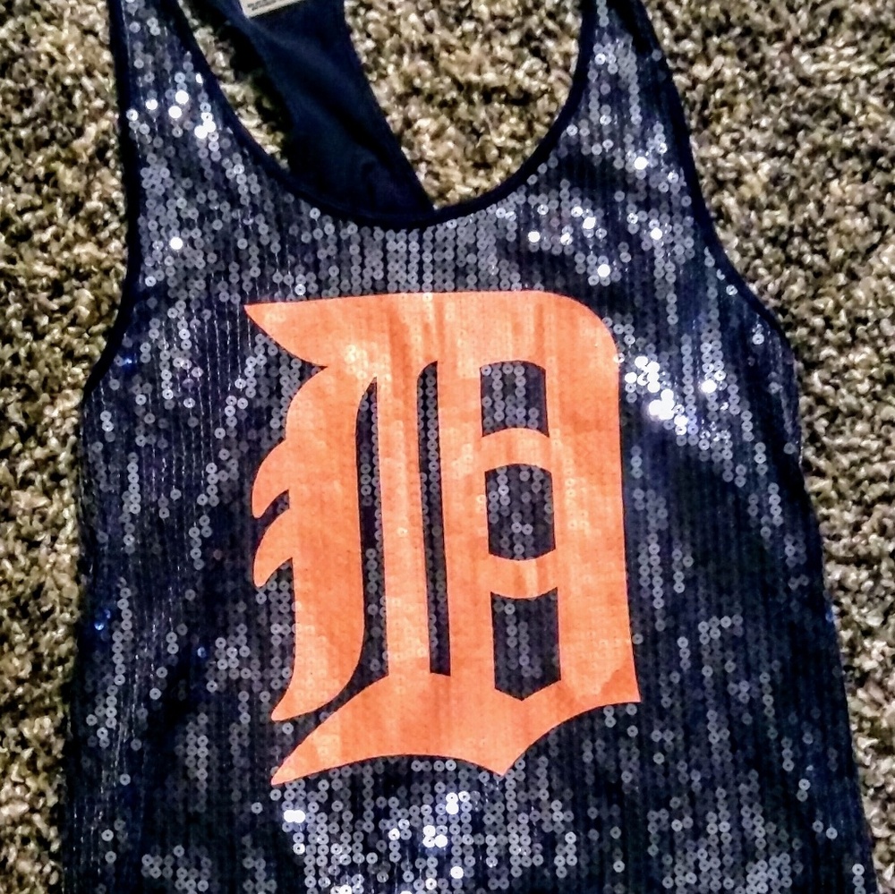 Detroit Tigers Sparkling VS pink tank